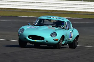 Andy Newall Prints: CJ11 9235 Andy Newall, Rhea Sautter, Jaguar E-Type