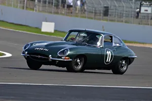 Royal Automobile Club Historic Tourist Trophy, MRL Pre ’63 GT Prints: CJ11 9913 Mike Grant Peterkin, Patrick Blakeney-Edwards, Jaguar E-Type