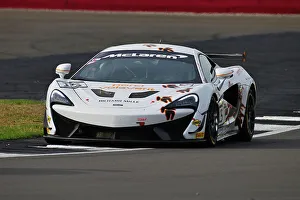 Prints of Danny Henry, McLaren 570S GT4, Masters GT4 Classic Silverstone Challenge, two thirty minute races for vehicles constructed to GT4 regulations, divided into two classes The Classic Silverstone August 2022 Prints: CJ12 0508 Danny Henry, McLaren 570S GT4