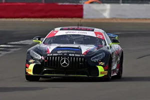 Prints of Allyyah Koloc, Mercedes-AMG GT4, Masters GT4 Classic Silverstone Challenge, two thirty minute races for vehicles constructed to GT4 regulations, divided into two classes The Classic Silverstone August 2022 Prints: CJ12 0522 Allyyah Koloc, Mercedes-AMG GT4