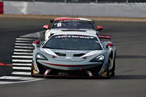 Prints of David Foster, McLaren 570S GT4, Masters GT4 Classic Silverstone Challenge, two thirty minute races for vehicles constructed to GT4 regulations, divided into two classes The Classic Silverstone August 2022 Prints: CJ12 0534 David Foster, McLaren 570S GT4