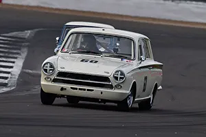 45 Minute Race Prints: CJ12 0661 Richard Eyre, Ford Lotus Cortina