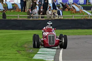 Voiturette Prints: CJ12 1276 Richard Bradley, Maserati 4CL