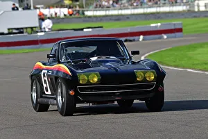 Tourist Trophy Races Prints: CJ12 1506 Andrew Jordan, Matthew Holme, Chevrolet Corvette Sting Ray