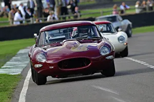 Jaguar E Type Semi Lightweight Prints: CJ12 1515 Andre Lotterer, Rupert Clevely, Jaguar E-Type semi-lightweight