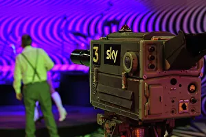 Fashion Prints: CJ12 1833 Sky studio, television camera