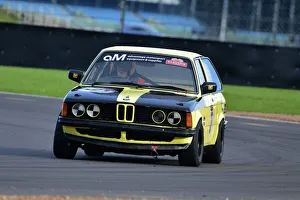 Prints of Matthew Irons, Jake Severs, BMW 2323i E21, Advantage Motorsport Future Classics, a forty minute race with the option of a second driver or a two car team, but with a mandatory pit stop CSCC Silverstone Spectacular, October 2022 Prints: CJ12 2533 Matthew Irons, Jake Severs, BMW 2323i E21
