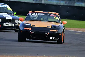 Prints of Sam Moody, Mazda MX-5, Advantage Motorsport Future Classics, a forty minute race with the option of a second driver or a two car team, but with a mandatory pit stop, featuring GT cars CSCC Silverstone Spectacular, October 2022 Prints: CJ12 2534 Sam Moody, Mazda MX-5