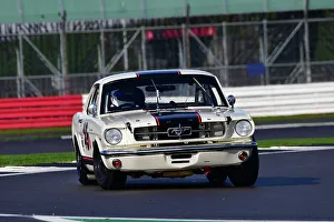 HRDC Dunlop Allstars With HRDC Classic Alfa Challenge, Motor Racing Legends Prints: CJ12 3993 Michael Whitaker, Ford Mustang