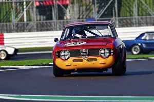 HRDC Dunlop Allstars With HRDC Classic Alfa Challenge, Motor Racing Legends Prints: CJ12 4001 David Alexander, Alfa Romeo Giulia Sprint GT