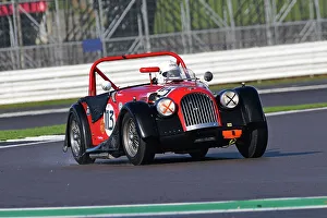 HRDC Dunlop Allstars With HRDC Classic Alfa Challenge, Motor Racing Legends Prints: CJ12 4011 Mark Ellis, Morgan Plus 4