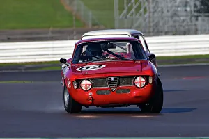 HRDC Dunlop Allstars With HRDC Classic Alfa Challenge, Motor Racing Legends Prints: CJ12 4015 Alun Edwards, Alfa Romeo Giulia Sprint GT