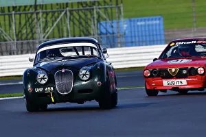 HRDC Dunlop Allstars With HRDC Classic Alfa Challenge, Motor Racing Legends Prints: CJ12 4018 Marc Gordon, Jaguar XK150S FHC