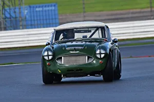 HRDC Dunlop Allstars With HRDC Classic Alfa Challenge, Motor Racing Legends Prints: CJ12 4032 Jim Chapman, Austin Healey 3000
