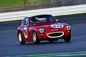 HRDC Dunlop Allstars With HRDC Classic Alfa Challenge, Motor Racing Legends Prints: CJ12 4034 Ellis Bardsley, Austin Healey Sebring Sprite