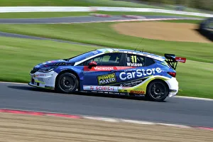 BTCC Launch Event And Media Day, April 2023 Prints: CJ12 4800 Andrew Watson, Vauxhall Astra