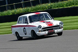 Nick Jarvis Prints: CJ12 5208 Nick Jarvis, Benoit Treluyer, Ford Lotus Cortina Mk1