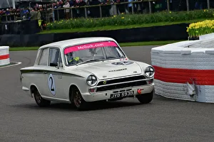 John Mcgurk Prints: CJ12 5233 John McGurk, Colin Turkington, Ford Lotus Cortina Mk1