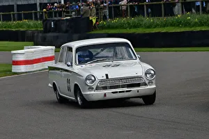 Julian Thomas Prints: CJ12 5237 Alex Brundle, Julian Thomas, Ford Lotus Cortina Mk1