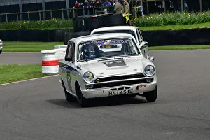 Mike Gardiner Prints: CJ12 5253 Mike Gardiner, Josh Cook, Ford Lotus Cortina Mk1