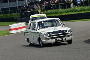 Jim Clark Trophy Prints: CJ12 5255 Kyle Tilley, Nicolas Minassian, Ford Lotus Cortina Mk1