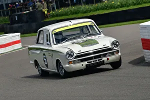 Jim Clark Trophy Prints: CJ12 5256 Adam Cunnington, Anthony Reid, Ford Lotus Cortina Mk1