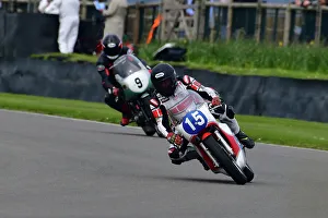 Hailwood Trophy Featuring Sheene Trophy Prints: CJ12 5839 Dean Mitchell, Yamaha TZ350G