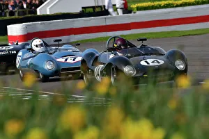 Vincent Jannsens Prints: CJ12 6475 Ollie Crosthwaite, Cooper-Climax T49 Monaco, Vincent Jannsens, Lotus-Climax 15