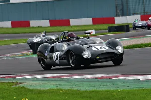 MRL RAC Woodcote Trophy And Stirling Moss Trophy For Pre-’56 And Pre-’61 Sports Cars Prints: CJ12 7118 Ollie Crosthwaite, Nick Finburgh, Cooper Monaco T49
