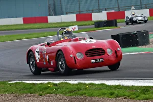 MRL RAC Woodcote Trophy And Stirling Moss Trophy For Pre-’56 And Pre-’61 Sports Cars Prints: CJ12 7155 Andy Newall, Erich Stahler, Allard J2X Le Mans