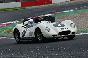 MRL RAC Woodcote Trophy And Stirling Moss Trophy For Pre-’56 And Pre-’61 Sports Cars Prints: CJ12 7177 Richard Hudson, Stuart Morley, Lister Knobbly