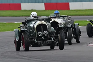 William Elbourn Snr Prints: CJ12 7363 William Elbourn Snr, William Elbourn Jnr, Bentley 3-4½