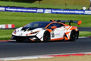 Masters GT Trophy Prints: CJ12 9366 Neil Glover, Aaron Scott, Lamborghini Huracan Super Trofeo EVO