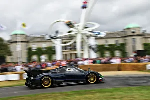 Supercar Run Prints: CJ12 9716 Alistair MacKinnon, Ross Curnow, Pagani Zonda Revolucion