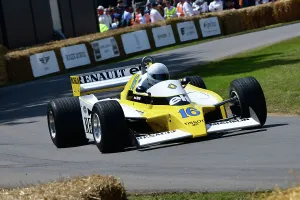 Grand Prix Great Prints: CJ13 0471 Rene Arnoux, Alain Serpaggi, Renault RS10