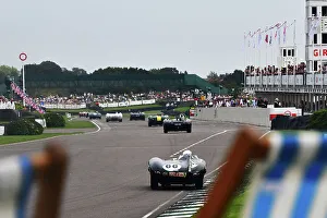 Sussex Trophy Prints: CJ13 1770 John Young, Jaguar D-Type Long Nose