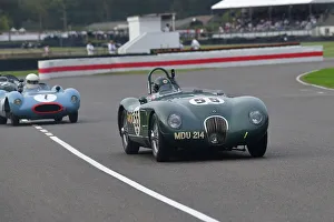 Freddie March Memorial Trophy Prints: CJ13 2025 Chris Ward, Nigel Webb, Jaguar C-Type