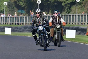 Harley Davidson Prints: CJ13 2218 Jacob Turner, 1961 650cc Triumph Bonnevlle