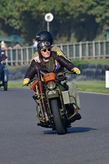 Harley Davidson Prints: CJ13 2271 ex-Military motorcycle