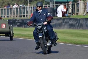 Harley Davidson Prints: CJ13 2276 ex-RAF Motorcycle