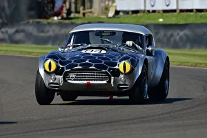 Royal Automobile Club TT Celebration Prints: CJ13 2707 Bobby Verdon-Roe, Alex Brundle, AC Cobra