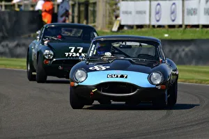 Richard Kent Prints: CJ13 2714 Richard Kent, Nicolas Minassian, Jaguar E-Type FHC