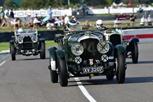 39 Minutes Of Racing Prints: CJ13 2952 Katarina Kyvalova, Georgina Bradfield, Bentley 4½ Litre Le Mans