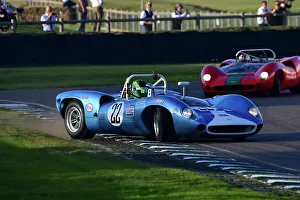 Late Afternoon Race Prints: CJ13 3312 Julien Draper, Lola-Chevrolet T70 Spyder