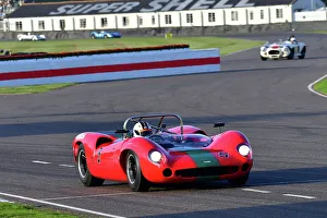 Late Afternoon Race Prints: CJ13 3330 Anthony Sinclair, Lola-Chevrolet T70 Spyder