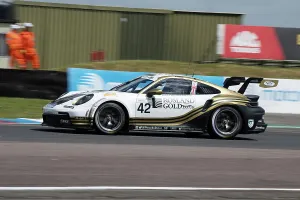 George Gamble Prints: CJ14 0202 George Gamble, Rosland Gold by Century Motorsport, Porsche 911 GT3 Cup