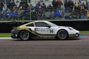 William Burns Prints: CJ14 0463 William Burns, Rosland Gold by Century Motorsport, Porsche 911 GT3 Cup