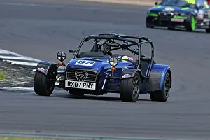 Verum Builders Open And Gold Arts Magnificent Sevens Prints: CJ14 1189 Bruce Wilson, Caterham CSR Superlight 2300