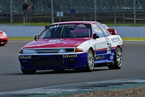 Prints of Mark Chilton, Nissan Skyline GTR R32, A combined grid of over fifty cars from the Modern Classics, Advantage Motorsport Future Classics, Morgan Challenge, sectors CSCC Silverstone GP Spectacular, June 2024 Prints: CJ14_1667 Mark Chilton, Nissan Skyline GTR R32.jpg