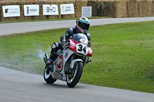 Grand Prix Motorcycles: 75 Years Of Racing Prints: CJ14 2647 Mat Oxley, Steve Parrish, Suzuki RGV 500